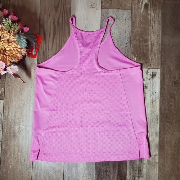 nwt bcg training tech mesh back tank top girls size xl 16 upf 50 cyclamen - Picture 10 of 13